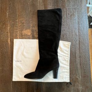 Vince Casper Knee High Suede Boot